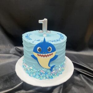 Baby Shark Wave Cake