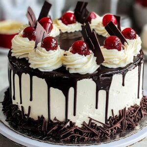 Black Forest Ganache Drip Cake