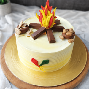 Happy Lohri Cake