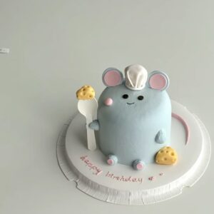 Little Chef Mouse Birthday Cake