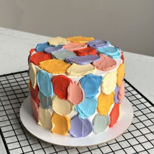 Colorful Splash Cake