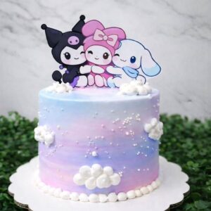 Pastel Sanrio Friends Custom Cake