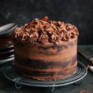 Naked Chocolate Cake