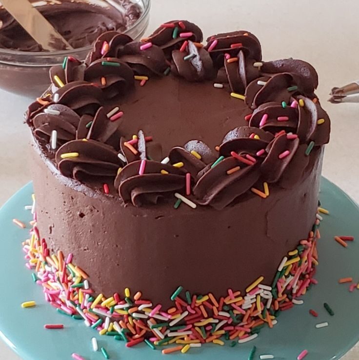 Petite Chocolate funfetti Cake
