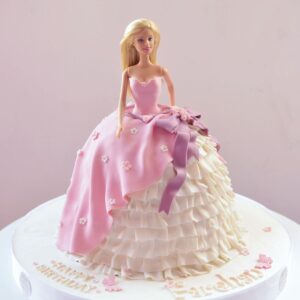 Magical Blush Barbie Cake