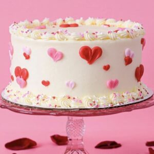 Cocoa Hearts Cake