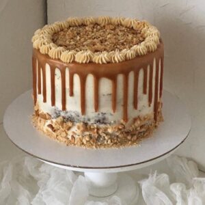 Crunchy Butterscotch Cake