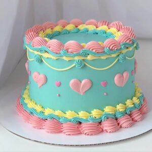 Pastel Royalty Lambeth Cake