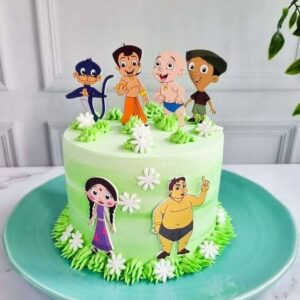 Chhota Bheem and Friends Meadow Cake