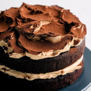 Tiramisu Chocolate Layer Cake