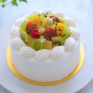 Vanilla Fruit Delight Cake