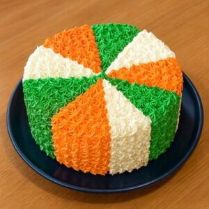 India Tricolor Cake