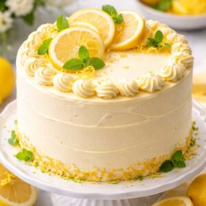 Zesty Lemon Cream Cake