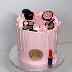 Blush Makeup Cake