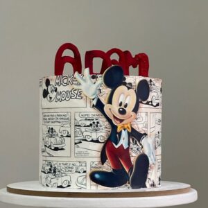 Mickey Mouse Comic Cake
