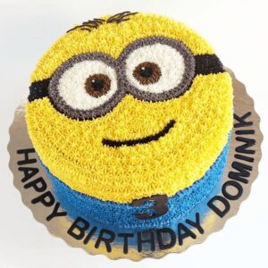 Cute Minion Cake