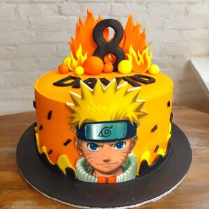Naruto Action Cake