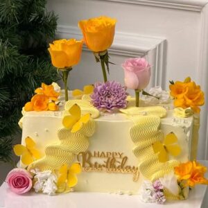 Sunkissed Slab Cake
