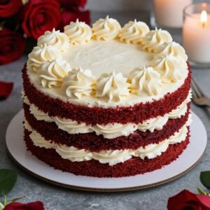 Red Velvet Naked Cake