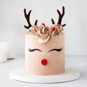 Xmas Reindeer Chocolate Cake