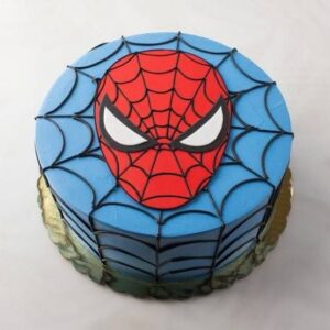 Spiderman Mask Cake