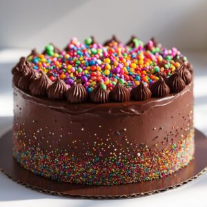 Sprinkle Birthday Choco Cake