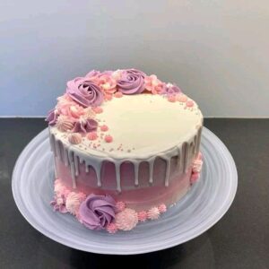Sweet Strawberry Drip Cake