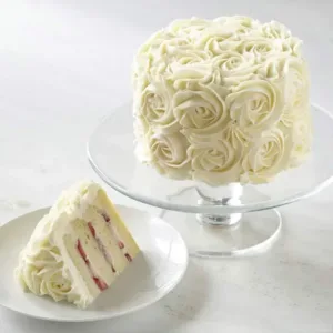 Strawberry Vanilla Swirl Cake