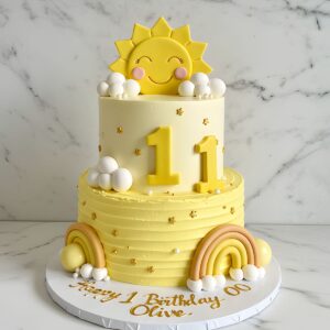 First Trip Around the Sun Cake